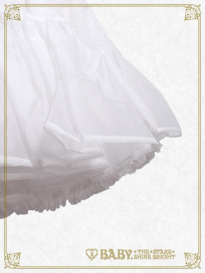 Fluffy and voluminous long panniers