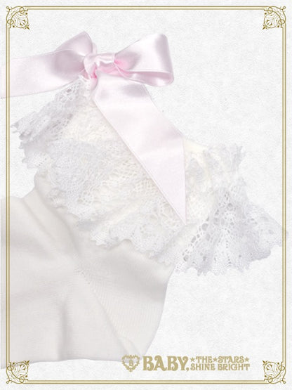 トーションレースクルー丈ソックス