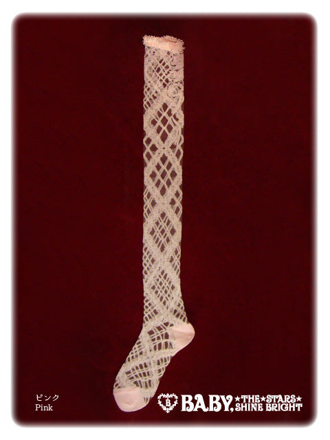 レーシィレースアップソックス