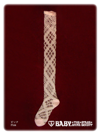 レーシィレースアップソックス