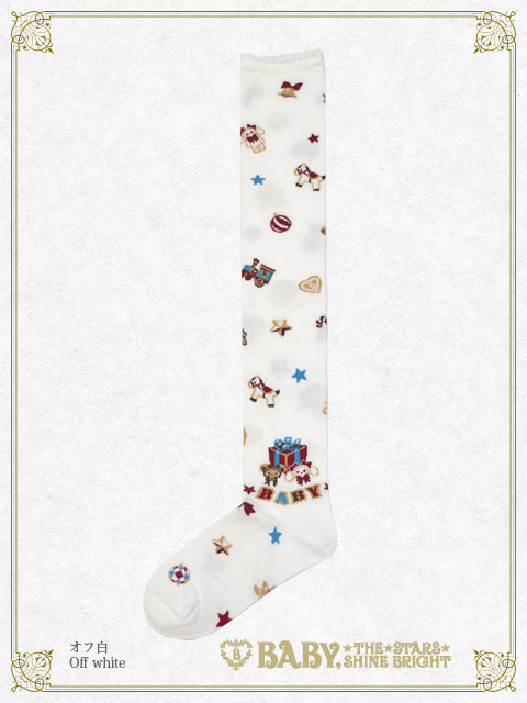 [Pre-order] Kumya's Doki★Doki Christmas Party Over-knee Socks (Toy)