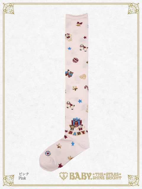 [Pre-order] Kumya's Doki★Doki Christmas Party Over-knee Socks (Toy)