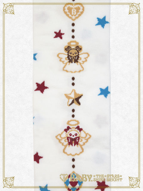 [Pre-order] Kumya's Doki★Doki Christmas Party Over-knee Socks (Angel)