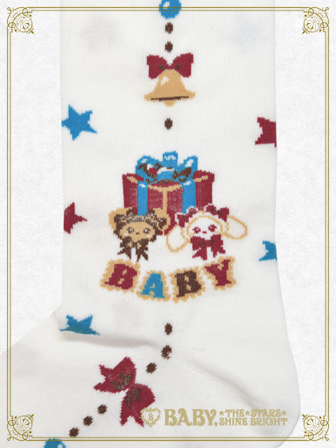 [Pre-order] Kumya's Doki★Doki Christmas Party Over-knee Socks (Angel)