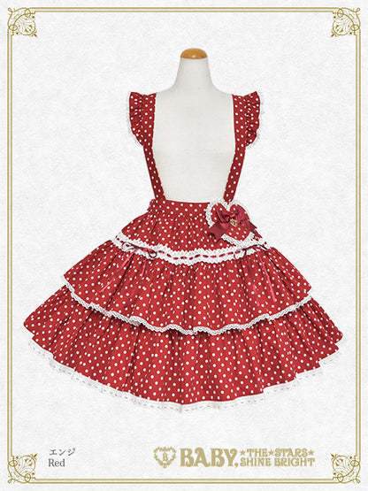 Milky Dot♡フリルスカート