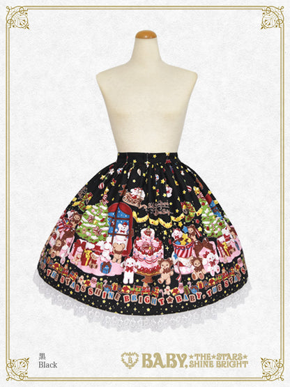 くみゃちゃんのDoki★Doki Christmas Party柄スカート