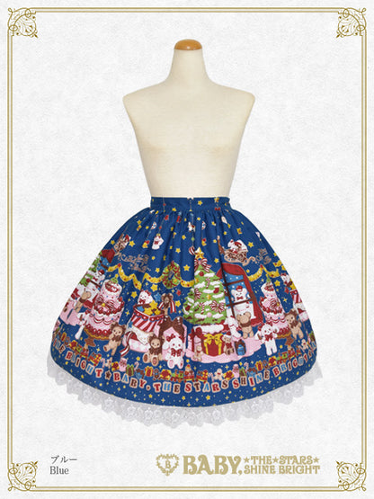 くみゃちゃんのDoki★Doki Christmas Party柄スカート