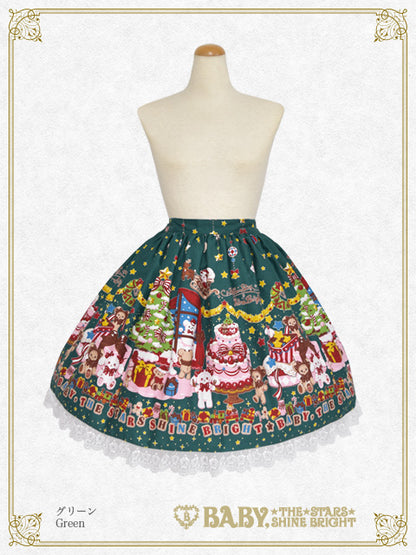 くみゃちゃんのDoki★Doki Christmas Party柄スカート