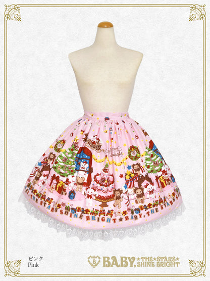 くみゃちゃんのDoki★Doki Christmas Party柄スカート