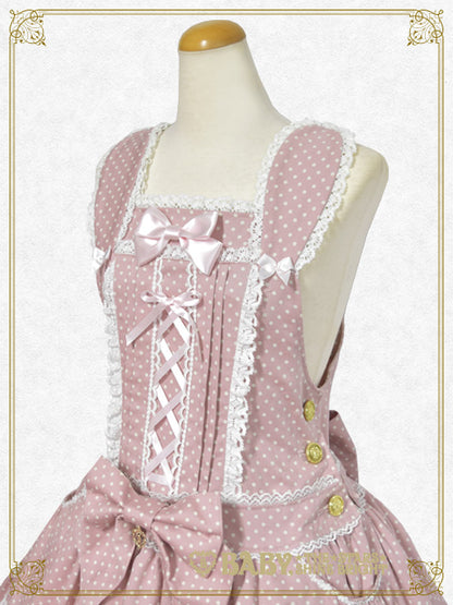 Dotツイルのうさぎさんサロペット