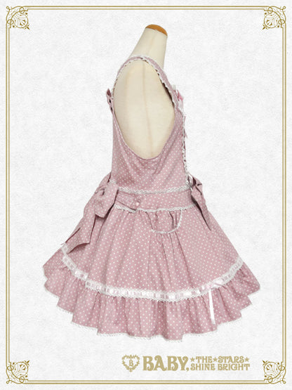 Dotツイルのうさぎさんサロペット