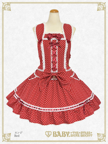 Dotツイルのうさぎさんサロペット