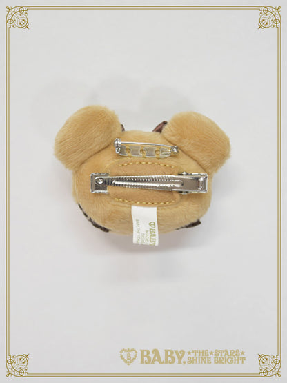Kumakumya-chan clip brooch