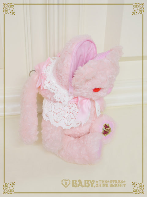 【予約】うさくみゃポシェット（ピンク）