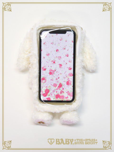 【予約】もしもしうさくみゃちゃんスマホポーチ