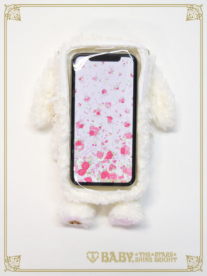 【予約】もしもしうさくみゃちゃんスマホポーチ