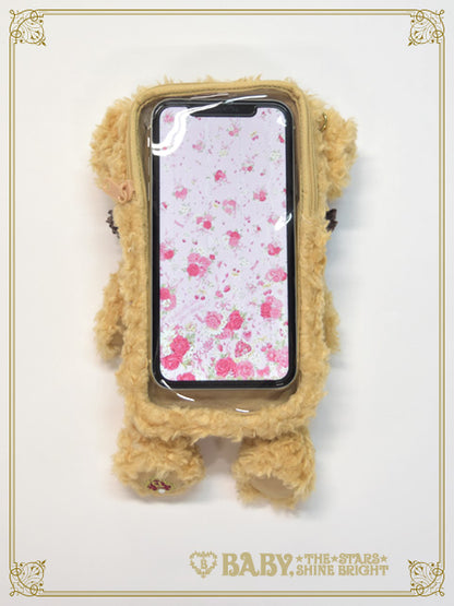 【予約】もしもしくまくみゃちゃんスマホポーチ