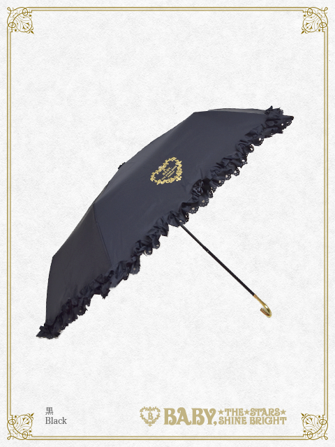 Baby the stars shine bright 日傘 アンブレラ 黒色 BABY折りたたみ傘 Baby the stars shine bright 日傘 アンブレラ 黒色 BABY折りたたみ傘