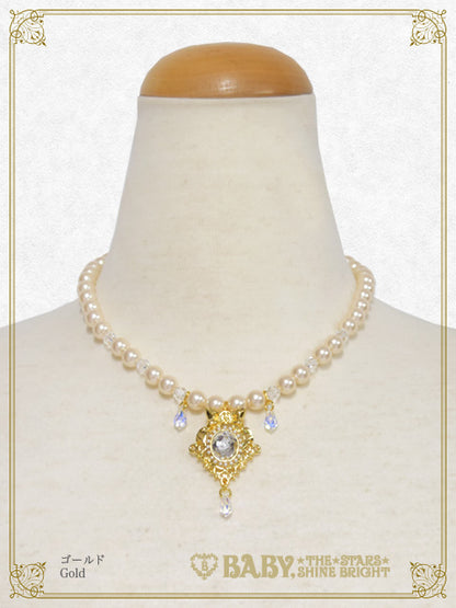 シャイニークリスタルネックレス