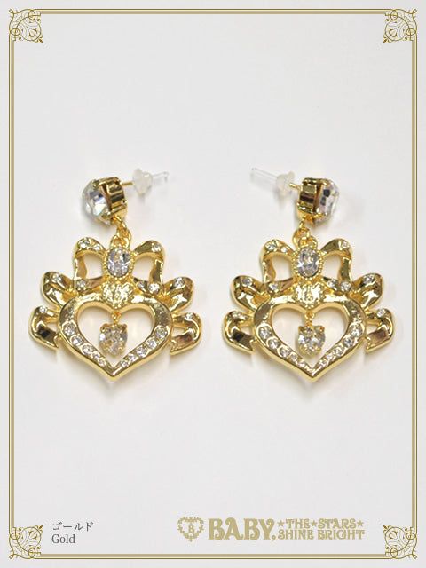 Etoile Princesse♡cœur Pierced earring