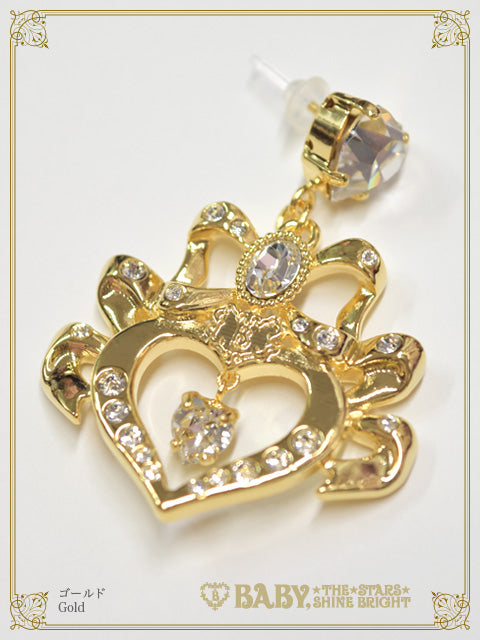 Etoile Princesse♡cœur Pierced earring