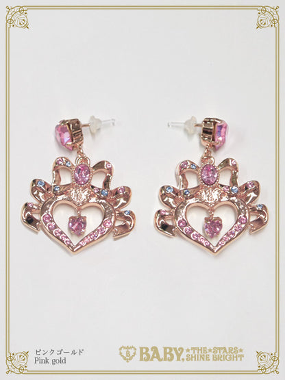 Etoile Princesse♡cœur Pierced earring