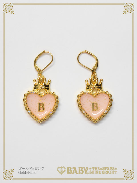 HEART TRUMP Pierced earring
