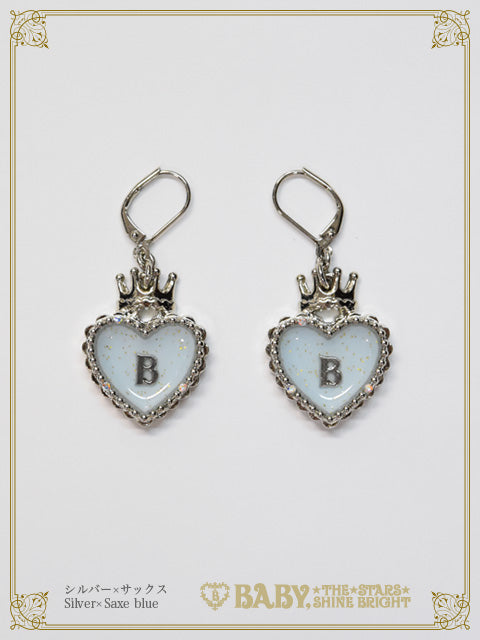 HEART TRUMP Pierced earring