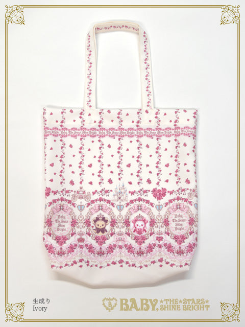 【予約】くみゃちゃんの La Princesse Éternelle柄 トート Bag