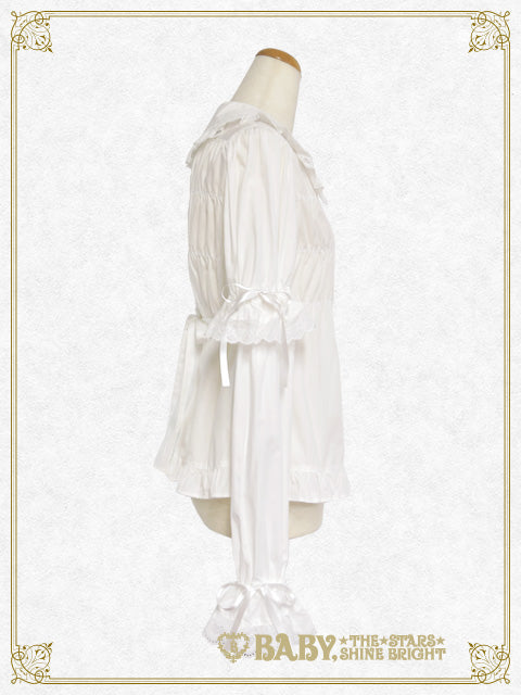 BABY 袖取り外しベビードールブラウス オフ白 Detachable Sleeves Babydoll Blouse by Baby, the Stars Shine Bright