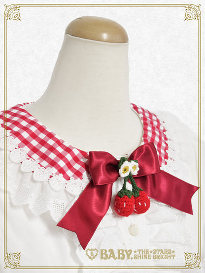 ゆらゆらいちごのHappy Berry Present ギンガムブラウス