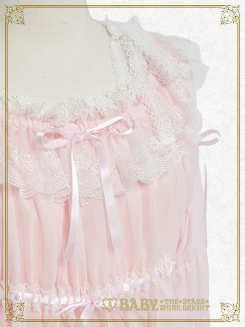 予約/増産】Cinderella シャーリングシフォンブラウス – BABY, THE