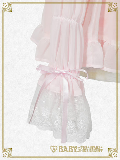 [Pre-order] Cinderella Shirring Chiffon Blouse