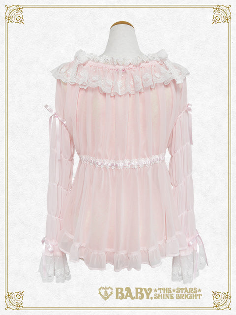 [Pre-order] Cinderella Shirring Chiffon Blouse