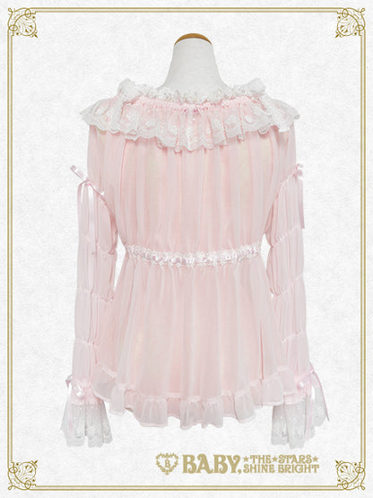 [Pre-order] Cinderella Shirring Chiffon Blouse