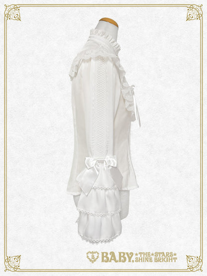 [Pre-order] Cinderella Stand-collar Satin Blouse