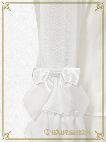 [Pre-order] Cinderella Stand-collar Satin Blouse