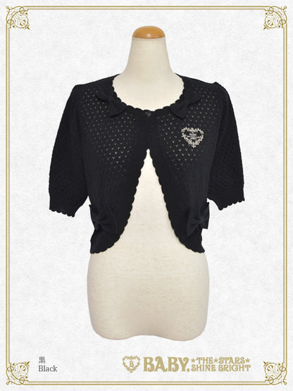 Ribbon Ribbon half sleeves bolero