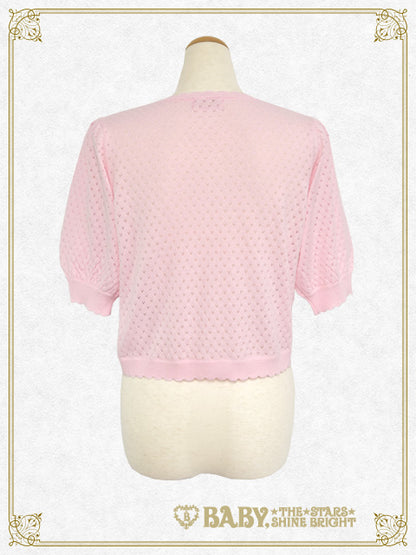 Ribbon Ribbon half sleeves bolero