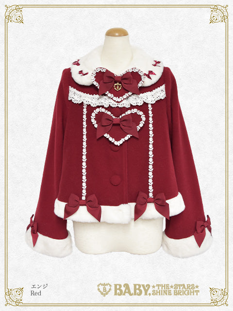 ♡ めろ ♡　BABY　ハートリボンショートコート　新品未使用 予約】ハートハートリボンショートコート – BABY, THE STARS SHINE BRIGHT