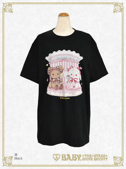 くみゃちゃんのSweet Ice Cream柄 Big Tシャツ