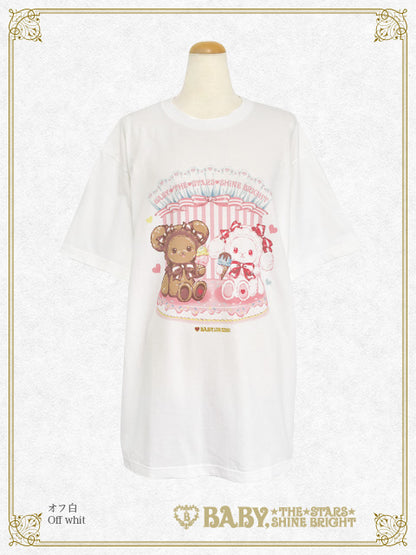 くみゃちゃんのSweet Ice Cream柄 Big Tシャツ