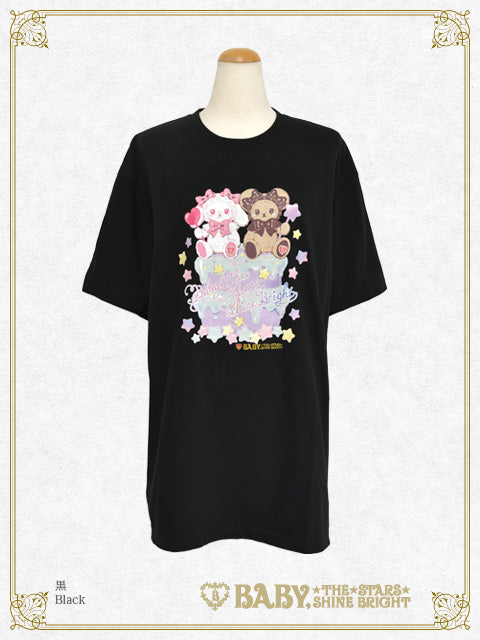 【5/7必着】M A3 ギョンミン 背景スカイブルー ほし②ベビーピンク Pre-order] Kumya's Starry Cake Big T-Shirt – BABY, THE STARS SHINE