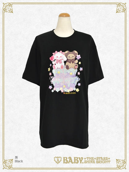 【予約】くみゃちゃんのStarry Cake柄 Big Tシャツ
