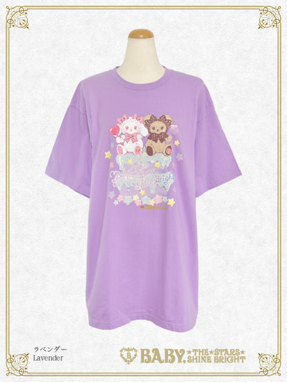 【予約】くみゃちゃんのStarry Cake柄 Big Tシャツ