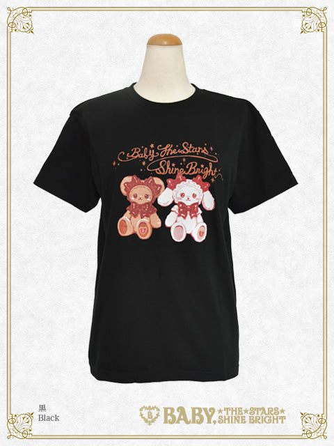 くみゃちゃんと流れ星の窓辺柄 Tシャツ – BABY, THE STARS SHINE BRIGHT