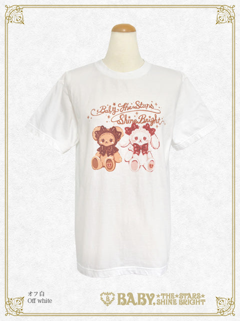 ル*리様 BABY, THE STARS SHINE BRIGHT カットソー くみゃちゃんと流れ星の窓辺柄 Tシャツ – BABY, THE STARS SHINE BRIGHT