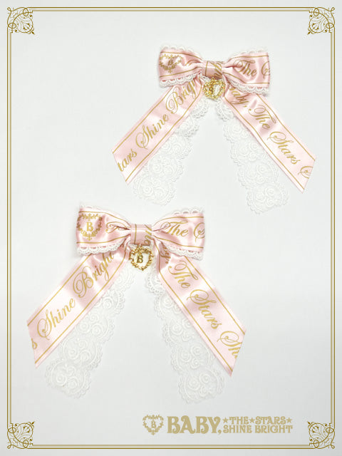 Pre-order] BABY Ribbon Lace clip – BABY, THE STARS SHINE BRIGHT