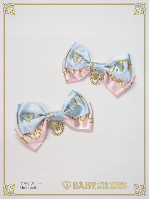 【予約】BABY Ribbon Sweet Diary リボンクリップ