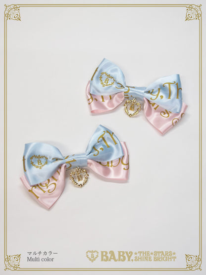 【予約】BABY Ribbon Sweet Diary リボンクリップ